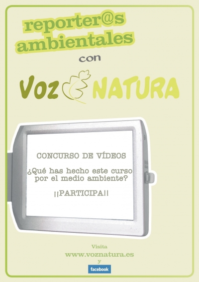 articipa no concurso de vídeos de Voz Natura!!